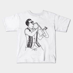 saxophone meme Kids T-Shirt